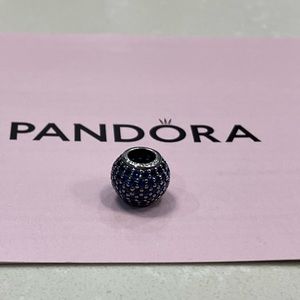 Authentic dark blue Pandora charm